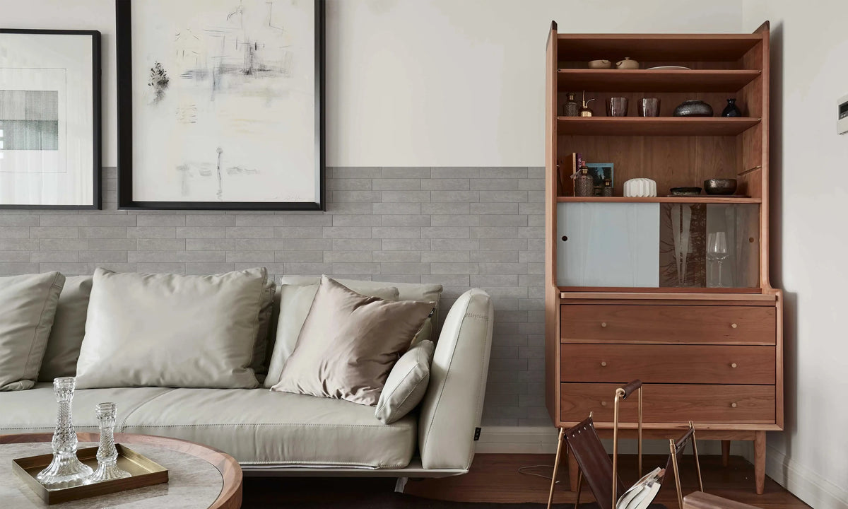 Luxe Elongated Subway Peel & Stick Tile - Mist Concrete
