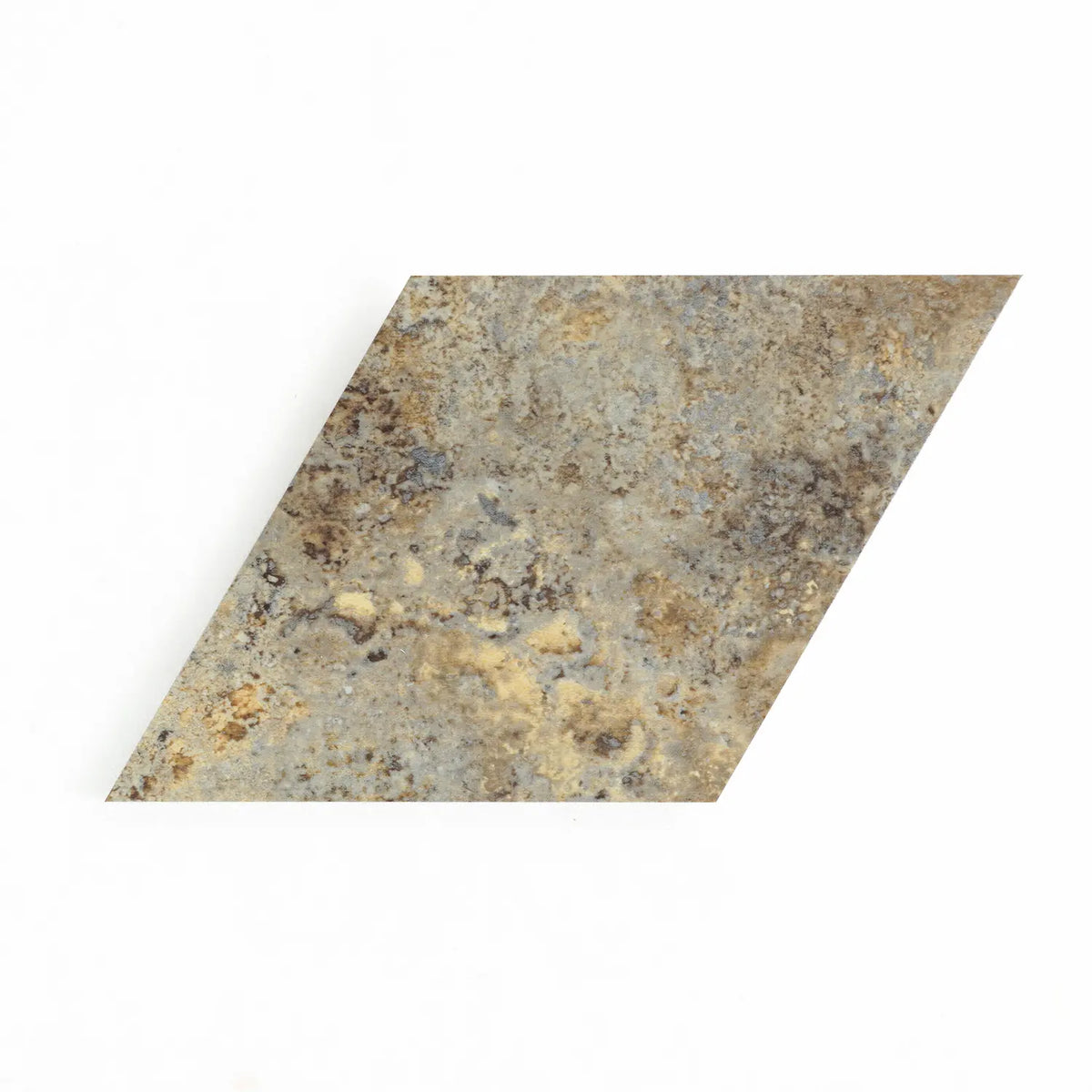 Luxe Diamond Peel and Stick Tile - Gold Travertine