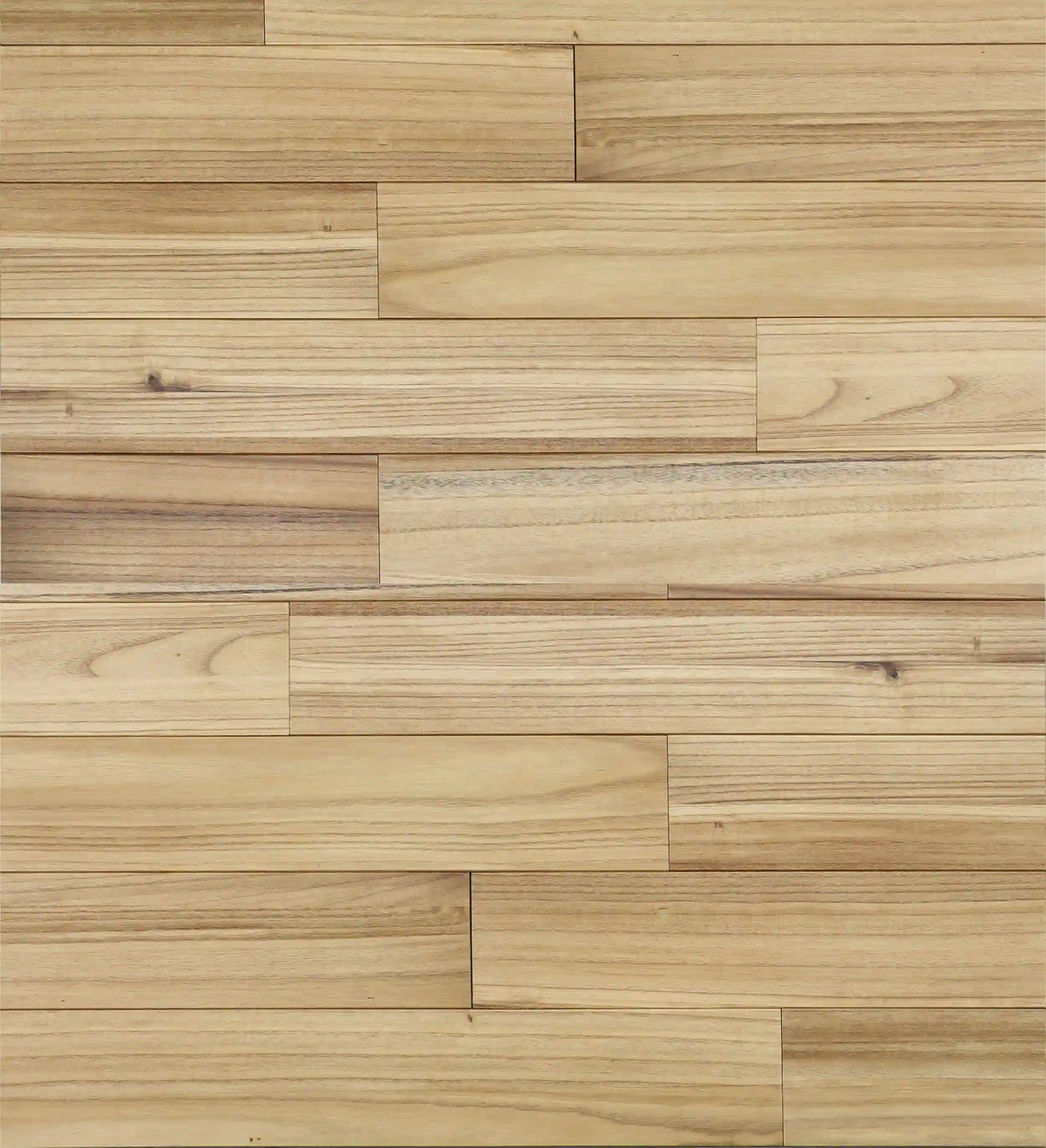 COLAMO Teak Wood Peel and Stick Planks For Wall Paneling Shiplap