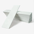 Colamo premium glossy Cumulus White subway peel and stick tile, soft off-white rectangular wall tile for a sophisticated kitchen or bathroom DIY project.