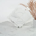 Cloud Yarn Mosaic Peel and Stick Tiles Backsplash, Alps Silver