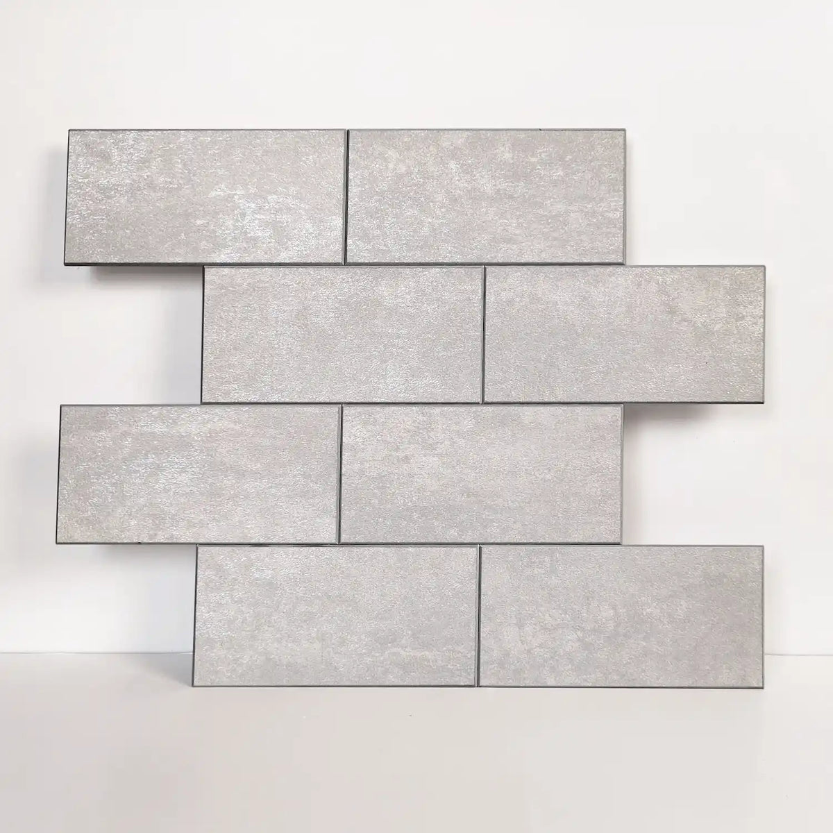 Luxe Subway Peel & Stick Tile - Mist Concrete - 12"x12"