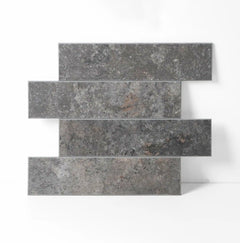 Luxe Elongated Subway Peel & Stick Tile - Black Onyx